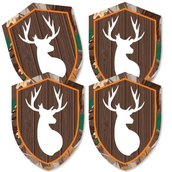 Big Dot of Happiness Gone Hunting - Decorations DIY Deer Hunting Camo Baby Shower or Birthday Party Essentials - Set of 20 {3}