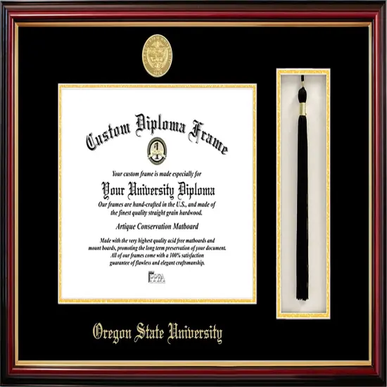 Oregon State University 11w x 8.5h Tassel Box and Diploma Frame {1}