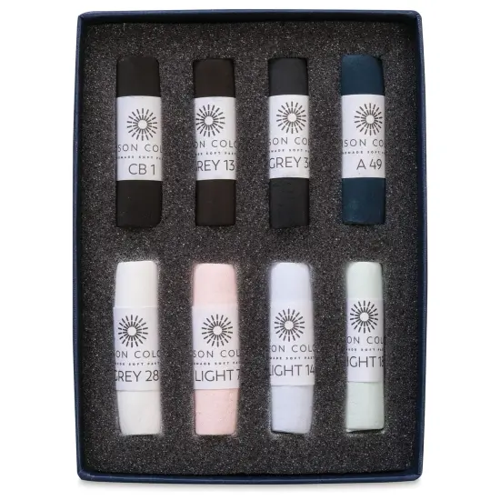 Unison Handmade Pastels - Contrast Colors, Set of 8, Full Stick {1}