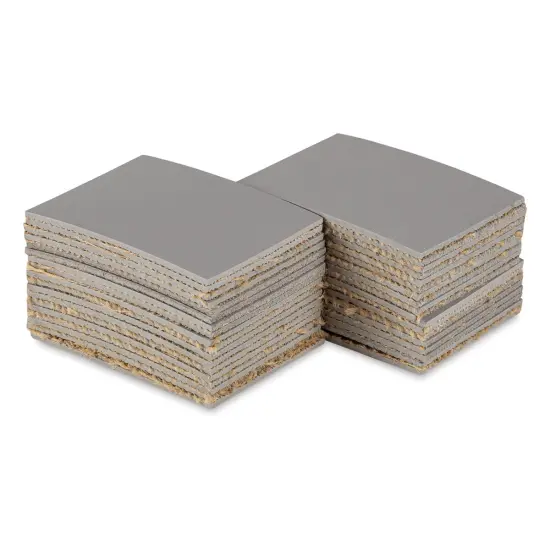 Blick Battleship Gray Linoleum - Pkg of 36, 3" x 4", Unmounted {1}