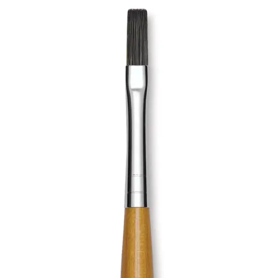 Isabey Isacryl Synthetic Brush - Long Flat, Long Handle, Size 2 {1}