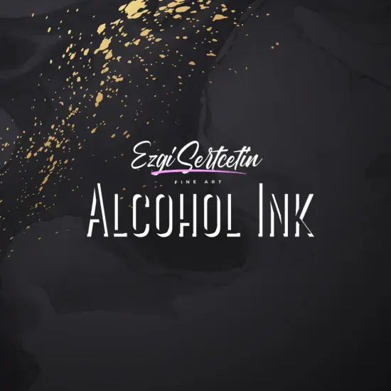 Premium Alcohol Ink | Metallic and Vibrant | High Saturated Unique Colors | For Tumblers, Coasters, Resin Dye, Alcohol Ink Paper, Yupo, Resin Petri Dish | 4 oz by volume | by Ezgi Sertcetin Metallic platinum {4}