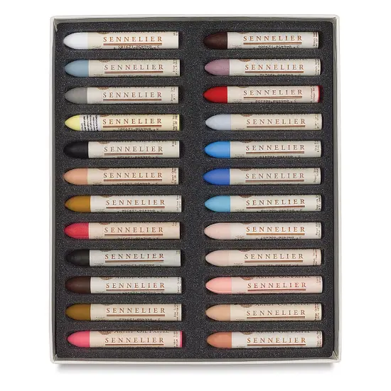 Sennelier Oil Pastel Set - Portrait Colors, Set of 24 {2}