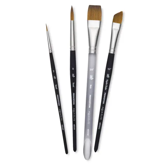 Princeton Aqua Elite Series 4850 Synthetic Brushes - Set of 4 {1}