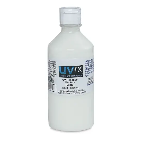 Tri-Art UV FX Medium - UV Reactive Medium - Matte, 250 ml Bottle {1}