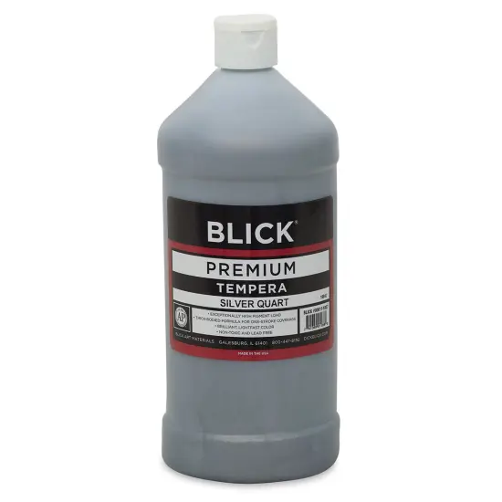 Blick Premium Grade Tempera - Silver, Quart {1}