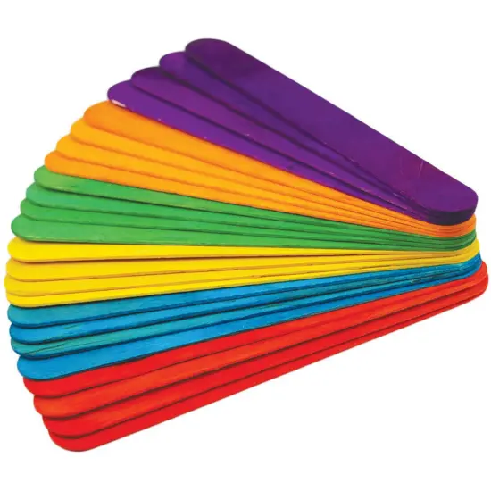 Krafty Kids Extra Jumbo Craft Sticks-Colored 7.875" 24/Pkg {2}