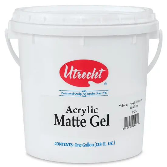 Utrecht Acrylic Medium - Gel Matte Medium, Gallon {2}