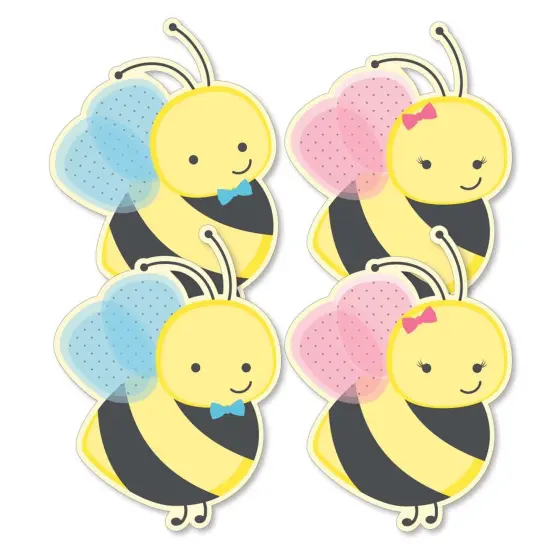 Big Dot of Happiness What Will It Bee - Decorations DIY Gender Reveal Essentials - Set of 20 {3}