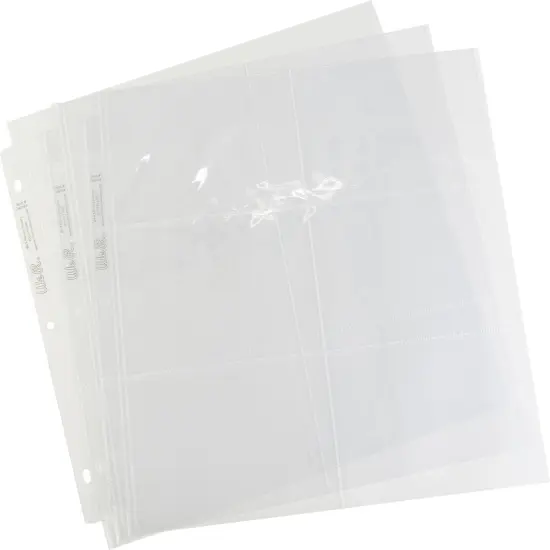 Multipack of 12 - We R Post Bound Photo Sleeves 12"X12" 10/Pkg-Six 4"X6" Pockets {3}