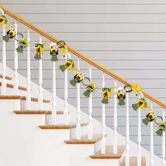 Big Dot of Happiness Sasquatch Crossing - 90 Chain Links & 30 Paper Tassels Decor Kit - Bigfoot Party or Birthday Party Paper Chains Garland - 21 feet {3}