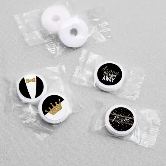 Big Dot of Happiness Prom - Round Candy Prom Night Sticker Favors - Party Decorations - Labels Fits Chocolate Candy (1 sheet of 108) {4}