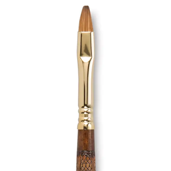 Escoda Reserva Kolinsky-Tajmyr Sable Brush - Bright, Short Handle, Size 8 {1}