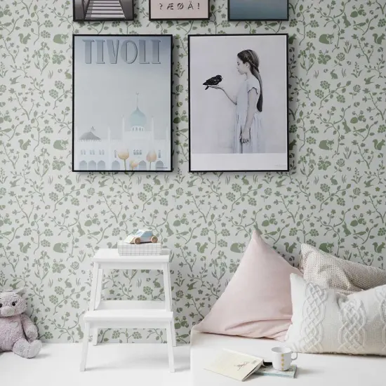 Scenic Woodland Stencil {2}