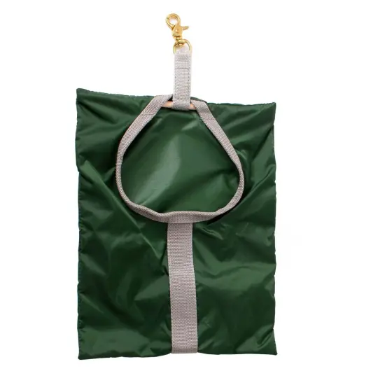 Amish-Made Clothespin Laundry Bag Heavy-Duty and Waterproof 15" x 11.5" Green {4}