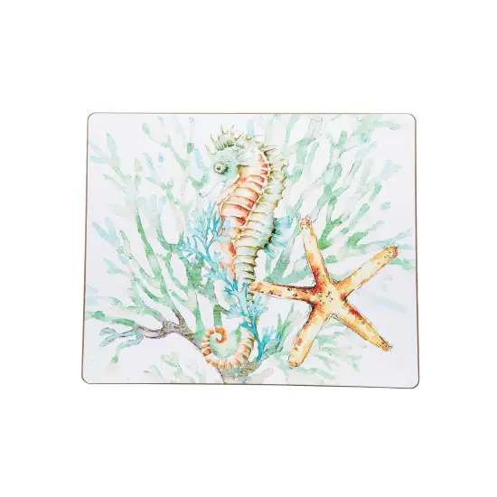 Chandler Cove Coastal Hardboard Placemats, Set of 6 {1}