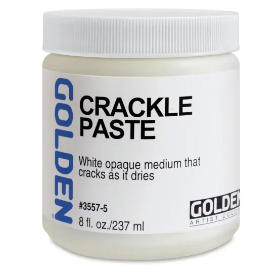 Golden Crackle Paste - 8 oz jar {1}