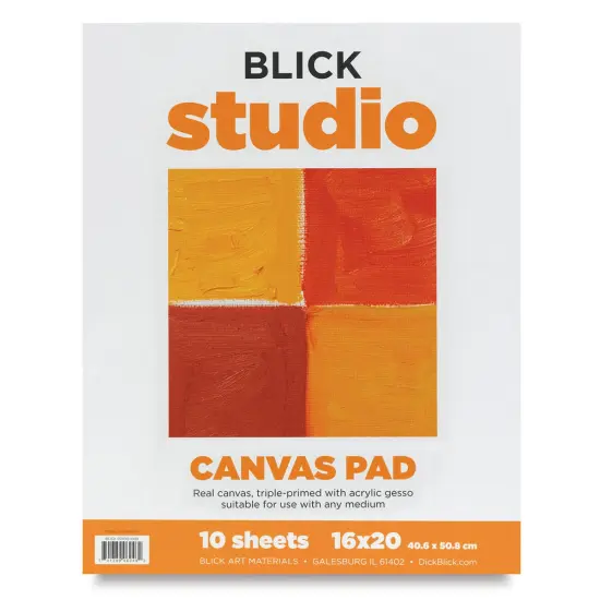 Blick Canvas Pad - 16" x 20", 10 Sheets {1}
