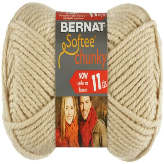 Multipack of 6 - Bernat Softee Chunky Yarn-Linen {2}