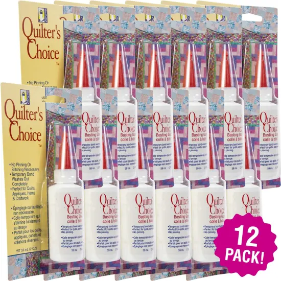Multipack of 12 - Beacon Quilter's Choice Basting Glue-2oz {1}