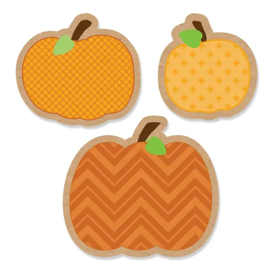 Big Dot of Happiness Pumpkin Patch - DIY Shaped Fall, Halloween or Thanksgiving Party Cut-Outs - 24 Count {1}