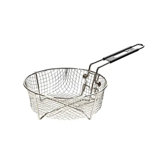 Lodge 8FB2 Fry Basket for 5 Quart Dutch Oven Folding Handle Drain Hook {1}