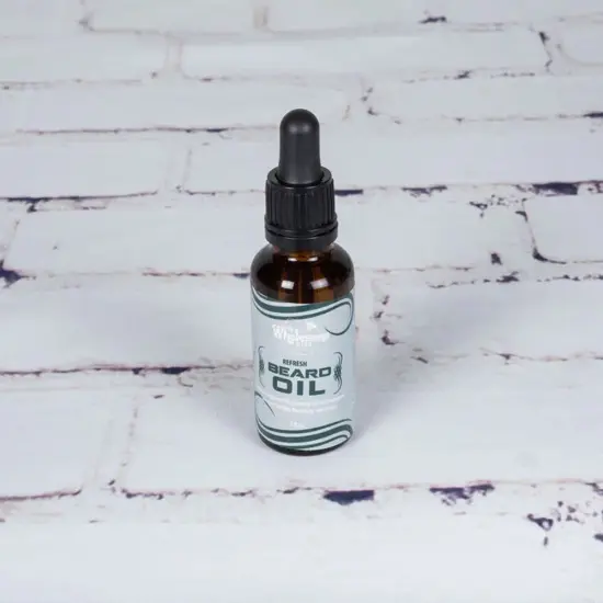 The Wholesome Hive Beard Oil - "Refresh" All Natural Made in Ohio, 1 ounce {3}