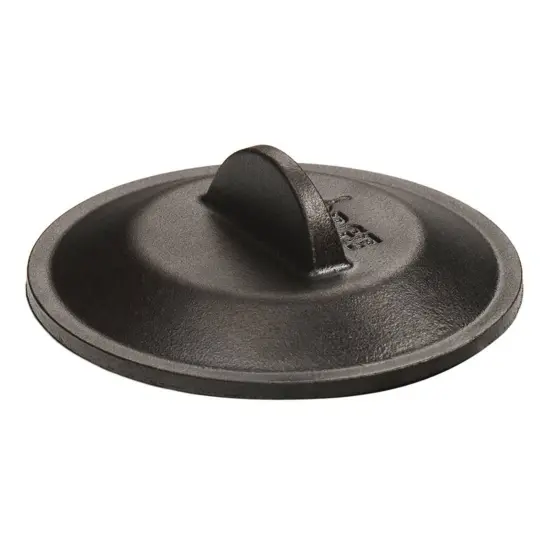 Lodge Logic Pre Seasoned Mini Cast Iron 5in Skillet and Kettle Lid, 4.93 x 4.93 x 1.62 inches {1}