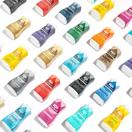 Synthetic Rit Dye More Liquid Fabric Dye Super Pink, Pixiss Rit Dye Accessories Kit {6}