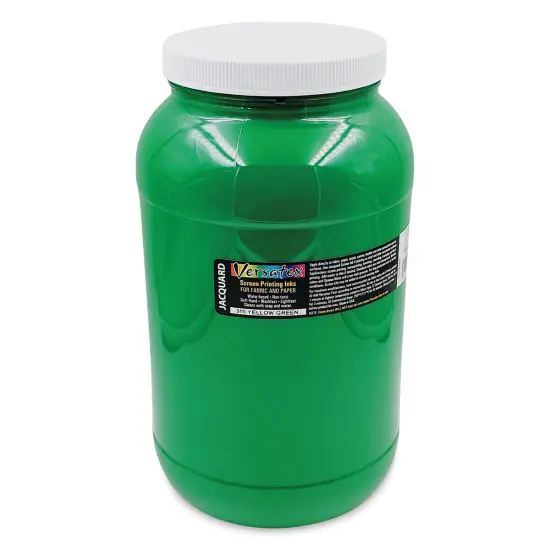 Jacquard Versatex Screen Printing Ink - Yellow Green, 128 oz jar {1}