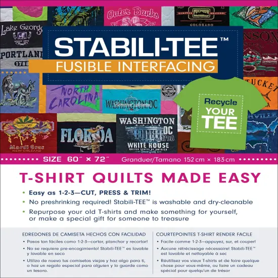C&T Publishing Stabili-TEE Fusible Polyester Interfacing-60"X72" {1}