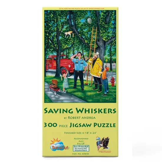 Sunsout Saving Whiskers 300 pc Jigsaw Puzzle 60848 {3}