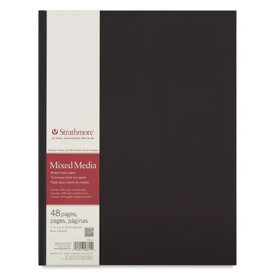 Strathmore 500 Series Mixed Media Art Journal - 14" x 11", 48 pages, Hardbound {2}