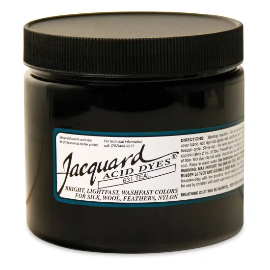 Jacquard Acid Dye - Teal, 8 oz {1}
