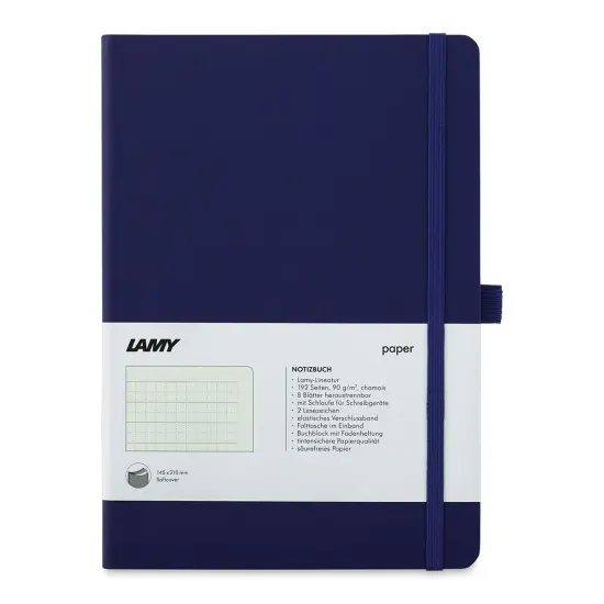 Lamy Softcover Notebook - Blue, Dot-Grid-Rule, 8-1/4" x 5-3/4" {1}