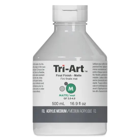 Tri-Art Acrylic Final Finish - Matte, 500 ml, Bottle {1}