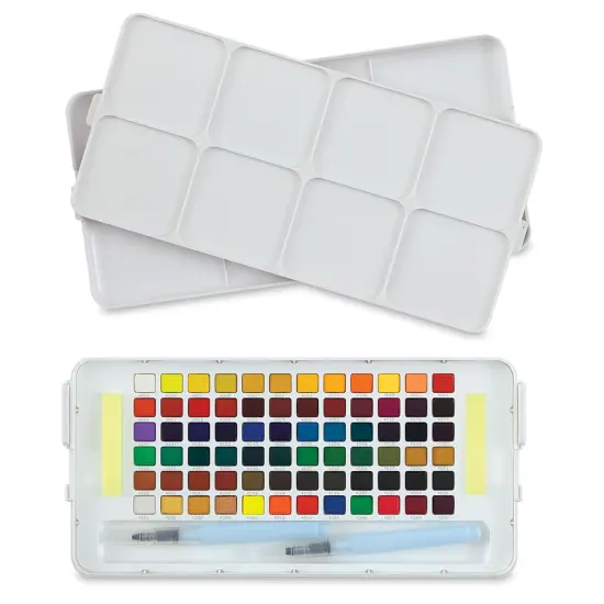 Sakura Koi Watercolor Studio Set - Set of 72 w/2 Brushes, Assorted Colors {1}