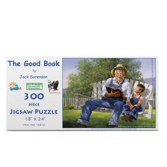Sunsout The Good Book 300 pc Jigsaw Puzzle 16816 {3}