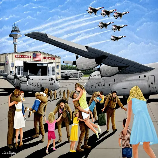 Sunsout Family Welcome 1000 pc Jigsaw Puzzle 60372 {1}