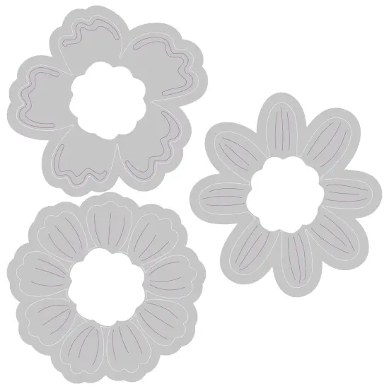 Sizzix Switchlits Embossing Folder By Kath Breen-Detailed Blooms {3}