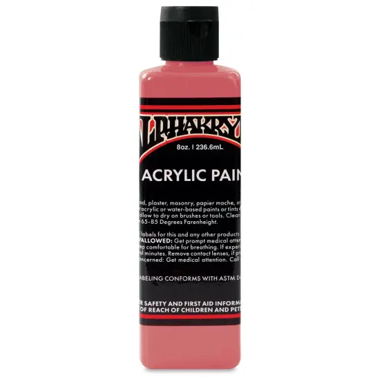 Alpha6 Alphakrylic Acrylic Paint - Dark Pink, 8 oz {1}