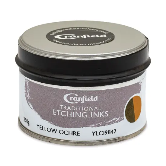 Cranfield Traditional Etching Ink - Yellow Ochre, 250 g {1}