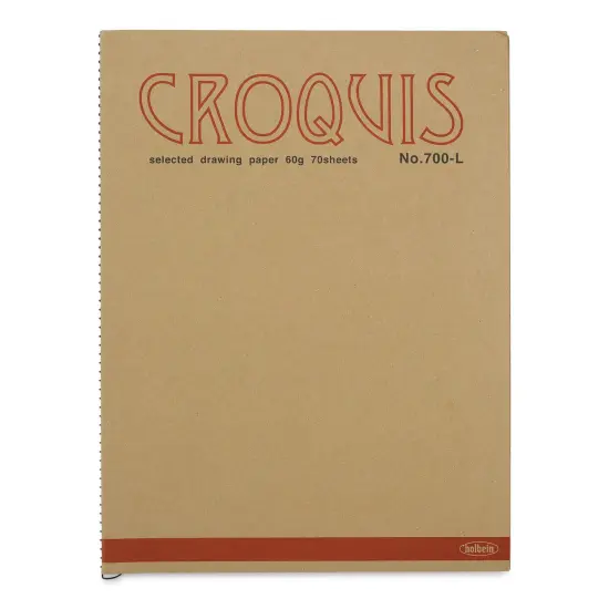 Holbein Croquis Drawing Book - 14-3/16" x 10-1/2", Portrait, 70 Sheets {1}