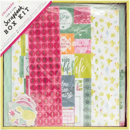 Colorbok Scrapbook Box Kit-Southwest {1}