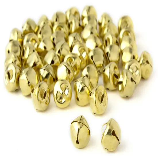 CousinDIY Jingle Bells .5" 48/Pkg-Gold {2}