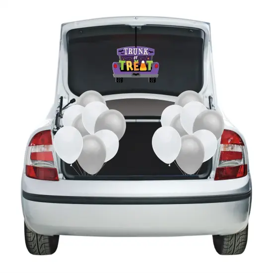 Big Dot of Happiness Trunk or Treat - Hanging Porch Halloween Car Parade Party Outdoor Decorations - Front Door Decor - 1 Piece Sign {3}