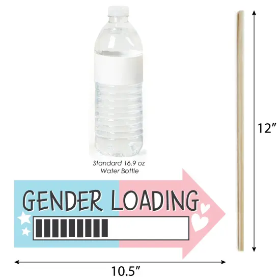 Big Dot of Happiness Funny Baby Gender Reveal - Team Boy or Girl Party Photo Booth Props Kit - 10 Piece {4}