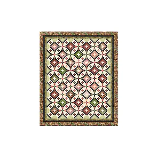 Pattern~Bellagio~2 1/2in Strips Cozy Quilt Design-5 Sizes {2}