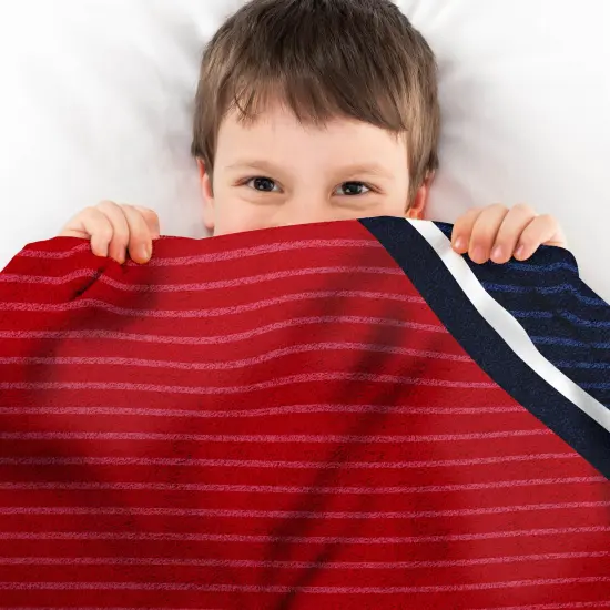 Sleep Squad US Soccer Federation Logo 60&rdquo; x 80&rdquo; Raschel Plush Throw {4}