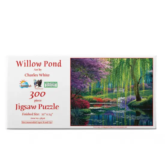 Sunsout Willow Pond 300 pc Jigsaw Puzzle 48516 {4}